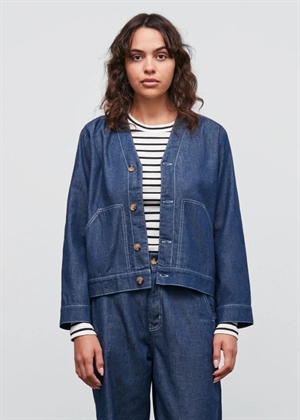 Pil Air denim jakke Dark Blue Denim Mads Nørgaard 